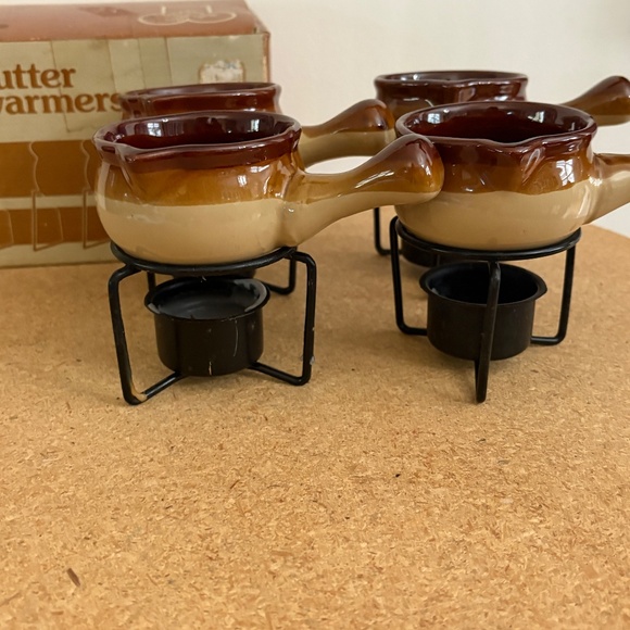 Preowned Vintage Chef's Tool Butter Warmers -  Set of 4 with original box - Picture 3 of 16